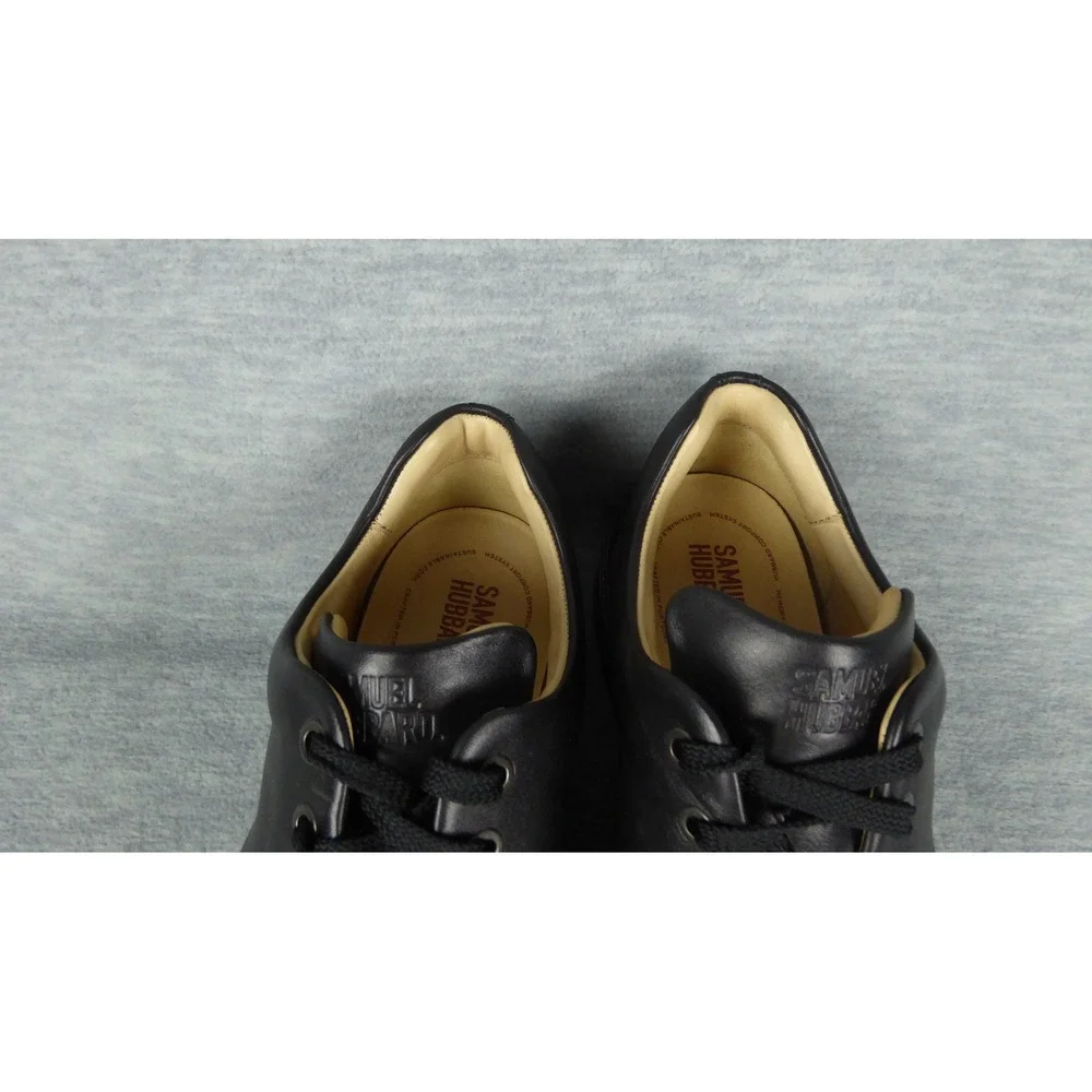 Samuel Hubbard Dress Fast Shoes Mens 10 W Black Leather Oxfords Casual Comfort